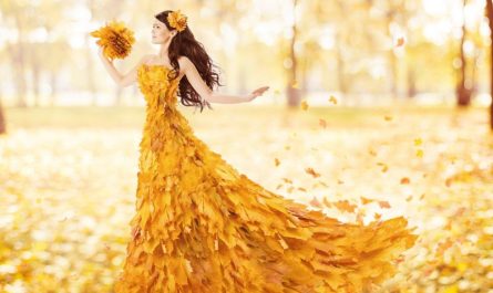 jesienna sukienka