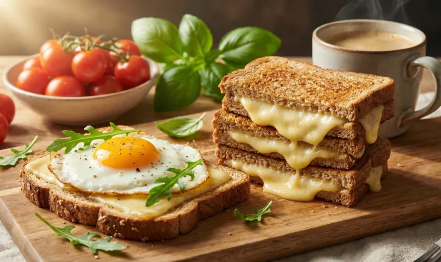 4 przepisy na śniadanie z pieczywem razowym i serem raclette