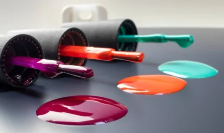 nail polish different colors spilled colorful nail polish bottles wp